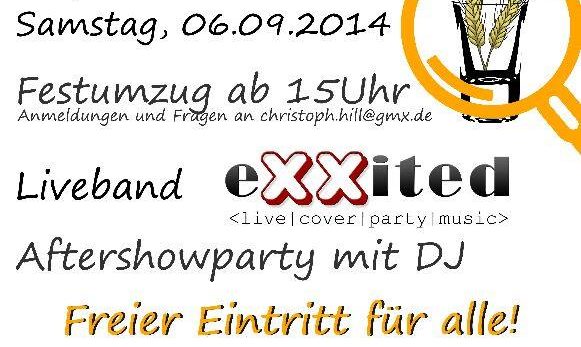 Partyband Erntefest Hassel 2014